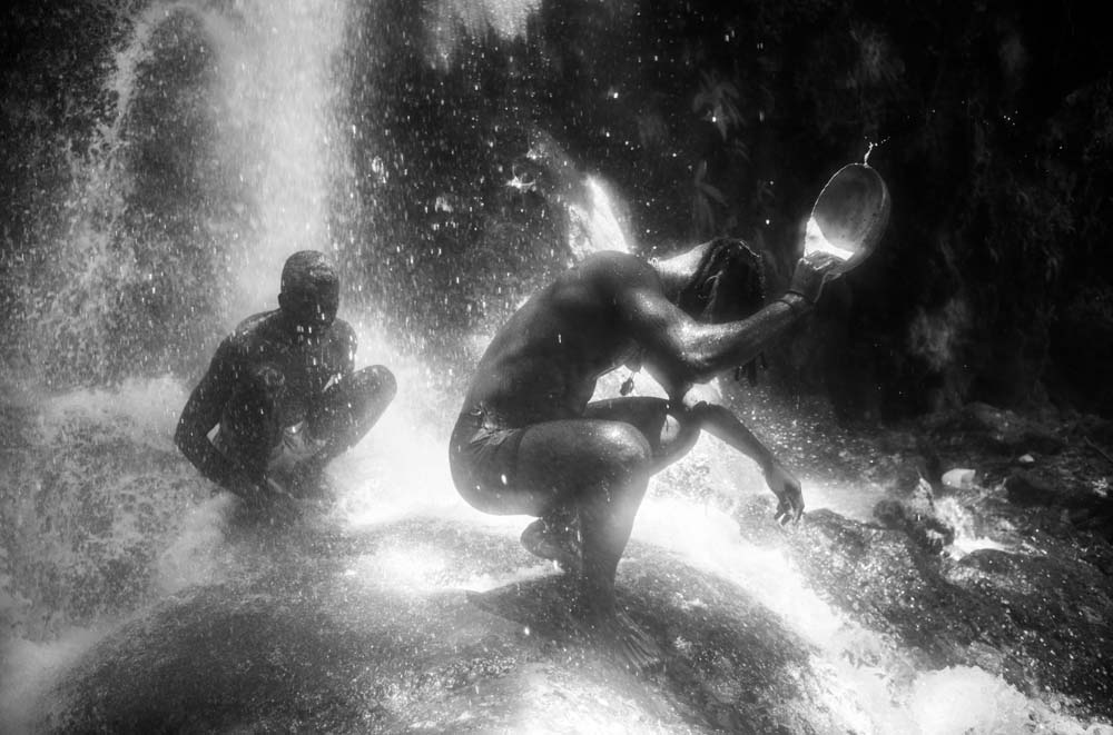 PELERINAGE VAUDOU ET CATHOLIQUE DE SAUT D'EAU, HAITI.