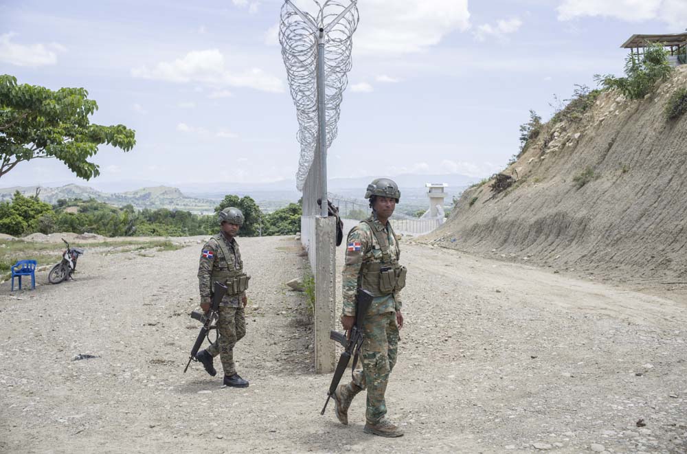 FRONTIERE DE BELLADERE, ENTRE HAITI ET LA REPUBLIQUE DOMINICAINE.