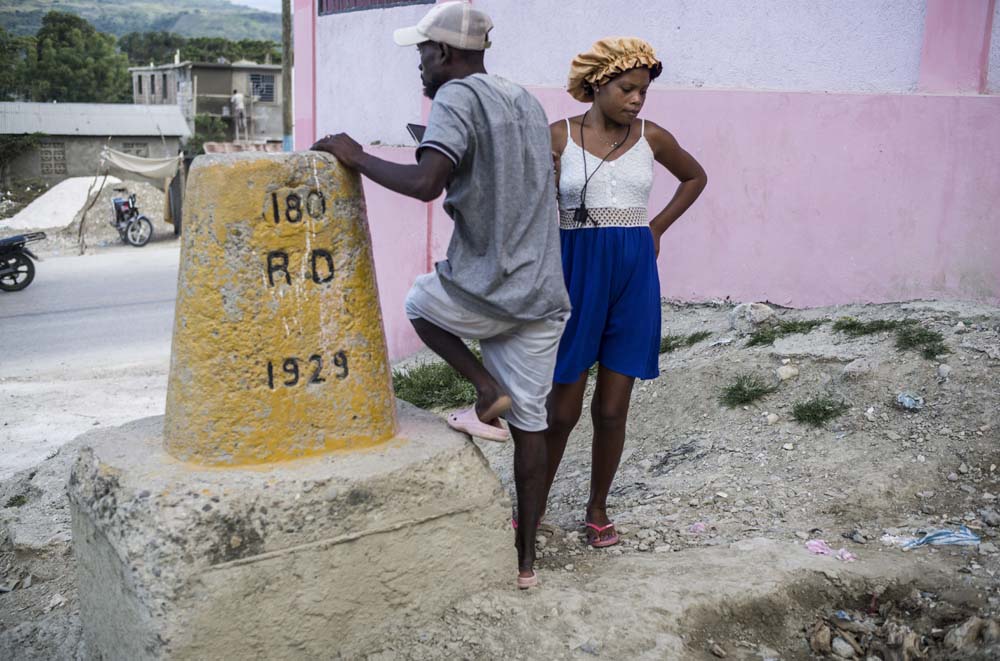 FRONTIERE DE BELLADERE, ENTRE HAITI ET LA REPUBLIQUE DOMINICAINE.