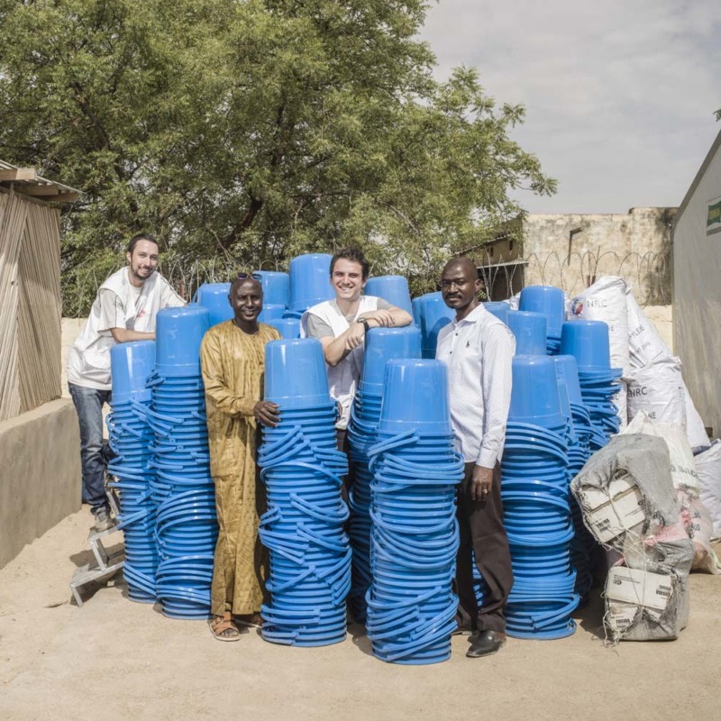 SERIE DE PORTRAITS DES METIERS DE L’HUMANITAIRE, REALISES A ADRE, A L’EST DU TCHAD.